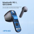 BlitzWolf AIRAUX AA-UM15 Ultravékony (17mm vastag) töltődobozos vezeték nélküli fülhallgató - Hi-Fi hang, kis késés, IPX5, 13mm -es hangszóró