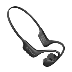   BlitzWolf® BW-BTS8 Csontrezgéses (Bone Conduction) fejhallgató - Titán váz, IPX8 vízálló, 32GB belső memória, mágneses töltés
