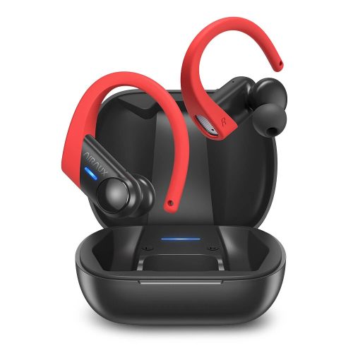 BlitzWolf® AIRAUX AA-UM12 - Fülre akasztható, sport fülhallgató. HiFi hangzás, IPX5,  5 óra működés
