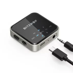   BlitzWolf® BW-BL3 - Bluetooth transzmitter (vevő és fogadó egyben) ANC, 