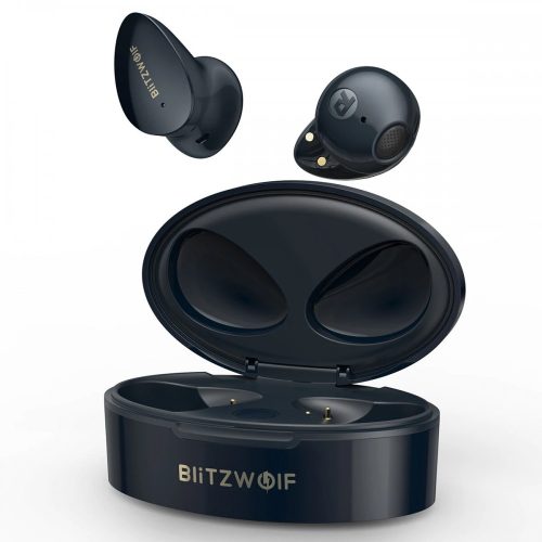 Blitzwolf® BW-FPE2 - Töltődobozos, füledhez simuló vezeték nélküli fülhallgató - 20 óra lejátszási idő, 13mm-es hangszóró a tökéletes hangzásért