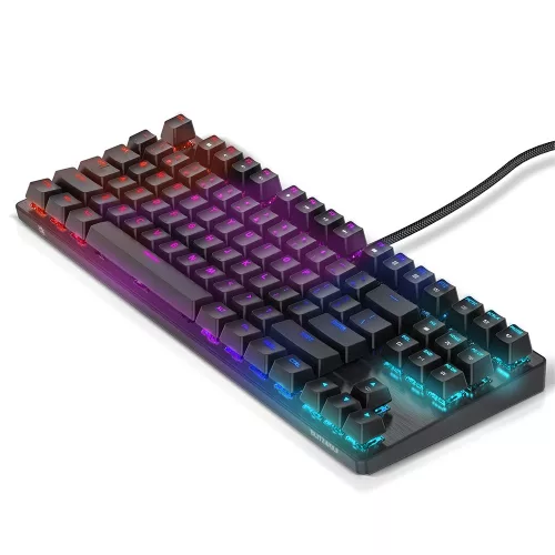 BlitzWolf BW-KB2 (yellow switch) Gamer billentyűzet - mechanikus gombok, RGB LED világítás, USB Type-C kapcsolat