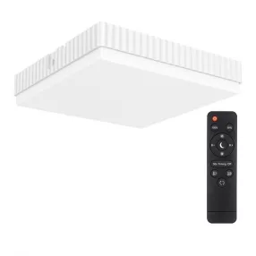   BlitzWolf® BW-LT40 - 24W / 2200LM négyzet alakú mennyezeti LED lámpa: 3 színhőmérséklet, távirányító, IP54 vízállóság
