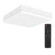 BlitzWolf® BW-LT40 - 24W / 2200LM négyzet alakú mennyezeti LED lámpa: 3 színhőmérséklet, távirányító, IP54 vízállóság