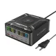 BlitzWolf® BW-S28 260W asztali 5x USB PD+QC3.0 asztali gyorstöltő, 3x Type-C + 2x USB-A + Qi vezeték nélküli töltőport