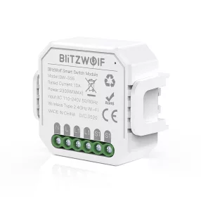   Blitzwolf® BW-SS5 - 2 utas SMART vezérlő - Applikációs irányítás, időzítés, hang utasítás. Amazon Echo, Google Home és IFTTT integrálhatóság