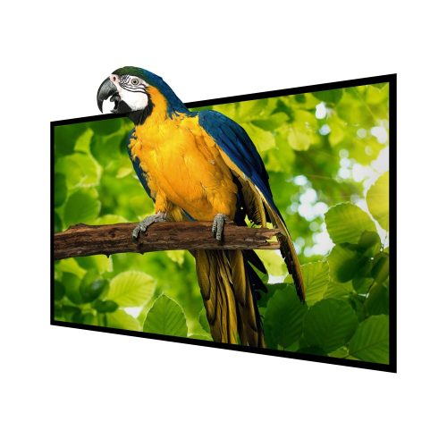 BlitzWolf® BW-VS4 Hordozható, Gyűrődésmentes Projektorvászon - 100"-os méret, Falra szerelhető, 4K támogatás, 160°-os látószög