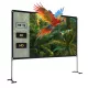 BlitzWolf® BW-VS9 -120 hüvelykes vetítővászon stabil állvánnyal. 4K felbontás 16:9, összecsukható, gyűrődésgátlós, könnyű telepítés