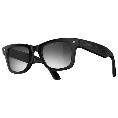 BlitzWolf® BW-AG1 - SMART, Fényre sötétedő lencse, UV szűrő - pulzus, véroxigén mérés, AI 100+ nyelv fordító, IP66 vízálló, HiFi hang