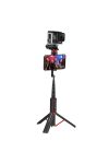 BlitzWolf® BW-BS10 Sport Szelfi bot + sportkamera tartó, 720mm hossz, visszahúzható állvány, rejtett telefontartó, kivehető távirányító BlitzWolf® BW-BS10 Sport Szelfi bot + sportkamera tartó, 720mm hossz, visszahúzható állvány, rejtett telefontartó, kivehető távirányító