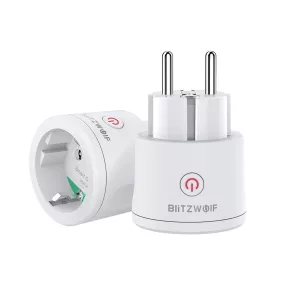   Blitzwolf® BW-SHP13 ZigBee 3.0 Wifis okos aljzat - 220V, 16A,  Fogysztásmérő, Amazon Echo, Google Home és IFTTT integrálhatóság