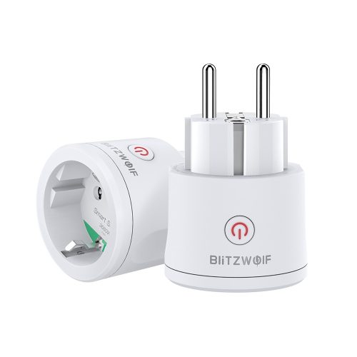 Blitzwolf® BW-SHP13 ZigBee 3.0 Wifis okos aljzat - 220V, 16A,  Fogysztásmérő, Amazon Echo, Google Home és IFTTT integrálhatóság
