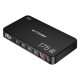 Blitzwolf® BW-S30 - 175W asztali USB gyorstöltő állomás, digitális kijelzővel - 6db USB port (4x Type-C + 2x USB-A portok)