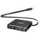 BlitzWolf® BW-S32 - 130W teljesítményű, 5 portos (2xUSB-C+3xUSB-A) PD asztali gyorstöltő állomás digitális kijelzővel