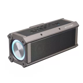   BlitzWolf® BW-WA3 - 100W-os Bluetooth-os hangszóró. 4db hangszóró, mély basszus,  5000mAh, RGB világítás