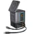 Blitzwolf BW-i116 Max - 105W asztali töltőállomás - Beépített, visszahúzható Type-C kábel és vezeték nélküli (Qi) töltés. össz. 6 port