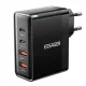 ESSAGER® ES-CD37 - 100 Wattos USB-s fali gyorstöltő - 4 port (2x Type C + 2x USB-A) Android, Apple és Windows rendszerekhez