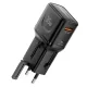 ESSAGER® G535 - 35 W-os utazó GaN töltő CN / US + EU + UK + AUS fali csatlakozóval. Android, Apple és Windows rendszerekhez