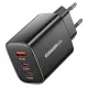 ESSAGER® RC65WCF - 65W-os fali GaN gyorstöltő 2x USB-C + 1x USB-A. Laptophoz. telefonhoz és tabletekhez