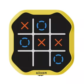   GiiKER Tic-Tac-Toe Bolt - Elektronikus Amőba társasjáték, 1-2 játékos részére, 3 játék egy dobozban