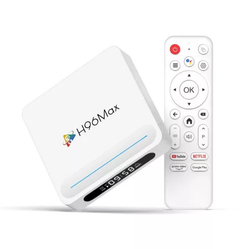 H96MAX H618 Plus - 4+32G Android™ 14 TV Box - 8K Ultra HD Smart Streaming média lejátszó. Quad Core processor, WiFi 6