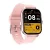 HryFine Y13 Smart Watch - Rózsaszín, szilikon szíj - 5 nap akku idő, 1.69" HD kijelző, IP67, Bluetooth telefonálás, üzenetek, health monitor