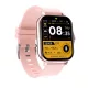 HryFine Y13 Smart Watch - Rózsaszín, szilikon szíj - 5 nap akku idő, 1.69" HD kijelző, IP67, Bluetooth telefonálás, üzenetek, health monitor