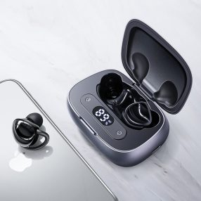   JOYROOM JR-T10 fekete - Töltődobozos Hi-Fi Bluetooth fülhallgató, Airoha chip, aluminium ház, nagy akku kapacitás