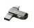 Lexar® JumpDrive® D400 USB 3.1 Type-C Dual Slot Metal PenDrive – telefonhoz és számítógéphez.  Alumínium ház, 256GB