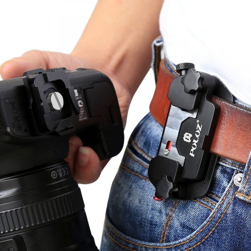 PULUZ Övre, táskára akasztható kamera rögzítő, gyorskioldó klip (PU231R)
