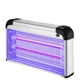   Pittar® HS38 - UV lámpás elektromos rovarcsapda, 100m² -es területhez, 49cm hossz, 220 voltos működés, időtállóálló alumínium ház