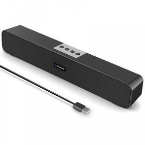   Puluz PU3100B - 10W-os Bluetooth-os hangszóró + soundbar. Kis méret, 3-6 óra akku idő, digitális zajszűrés