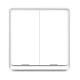 RSH ESW-2WAA-EU WiFi - SMART, fali, mechanikai gombos világítás kapcsoló, 2 kapcsolóval - Tuya App, Google Home, Amazon