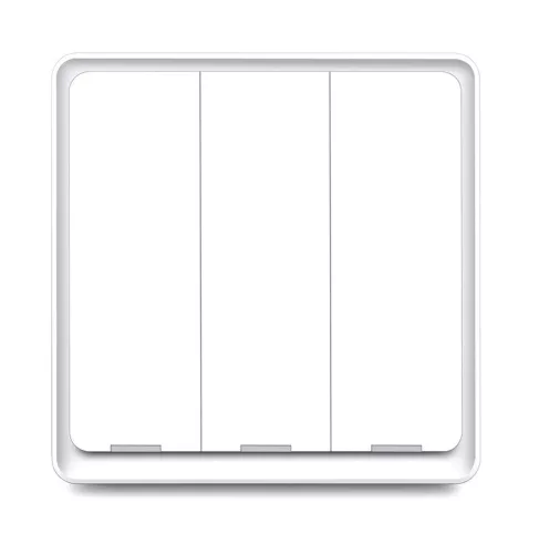 RSH ESW-3WAA-EU WiFi - SMART, fali, mechanikai gombos világítás kapcsoló, 3 kapcsolóval - Tuya App, Google Home, Amazon