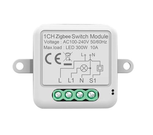 RSH® SB01 ZigBee -1 utas SMART kapcsoló - Applikációs irányítás, időzítés, hang utasítás. Amazon Echo, Google Home és IFTTT integrálhatóság
