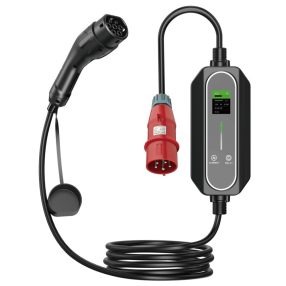   Raedian 11kW | 3x16A | Type 2 | Portable EV Charger - Három fázisú (3x16A) hordozható elektromos autó töltő | 5m kábel 