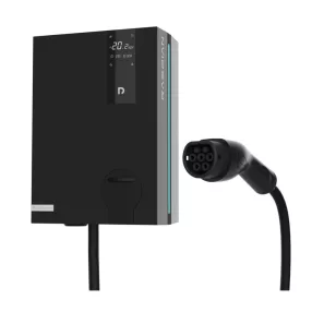  Raedian NEO 22kW AC Wallbox - elektromos autó fali töltő | DLM funkció | 22kW - 3x32A | Type 2 kábel | App, RFID irányítás - Fekete