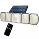 Somoreal SM-OLT2 - 5 világító paneles, kültéri, napelemes lámpa mozgásérzékelővel, IP65 -ös vízállóság, 3 színhőmérséklet