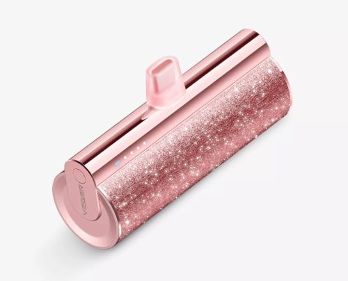 Veger Lipstick-C Power Bank USB Type-C csatlakozóval - 5000mAh kapacitás, PD3.0 töltés - Ezüst