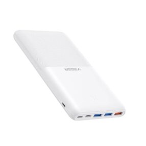 Veger C20 power bank - 20000mAh - beépített kábelek, LED töltésjelző, 4x 2A töltési teljesítmény