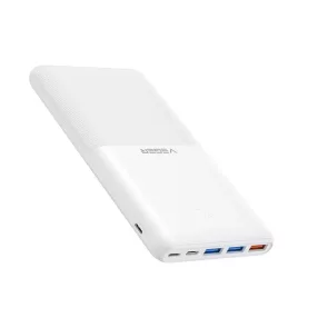 Veger C20 power bank - 20000mAh - beépített kábelek, LED töltésjelző, 4x 2A töltési teljesítmény