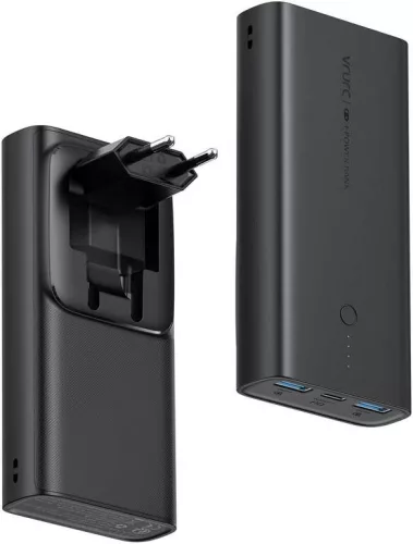 Veger ACE100 (világelső) power bank & fali töltő egyben - 10000mAh - LED töltésjelző, PD 20W töltési teljesítmény