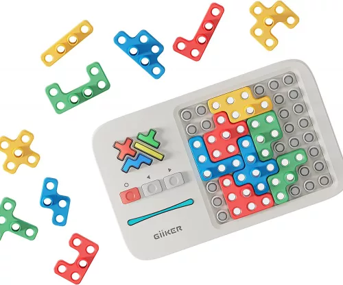 GiiKER Super Blocks - mintaillesztő kirakós játék. 1000+ kihívás és agytorna: STEM játék (tud, tech., mérnöki és matematikai játékok)