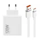 Xiaomi 120W Hypercharge Combo - 120 Wattos Type-A töltő + 1 méteres, 120 Wattos kábel - fehér